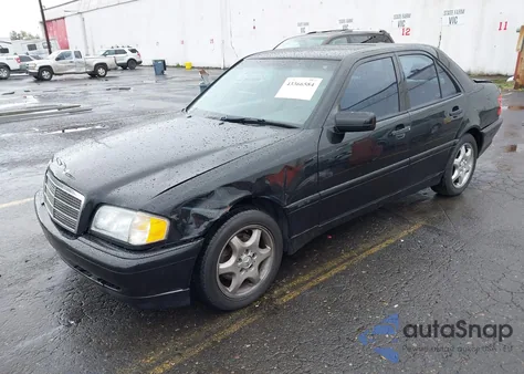 2000 Mercedes-Benz C 230 Kompressor from USA, damaged, VIN WDBHA24G8YA821547